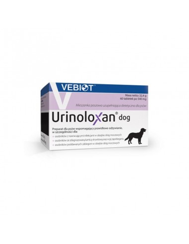 Urinoloxan dog 60 tabl. - Vebiot